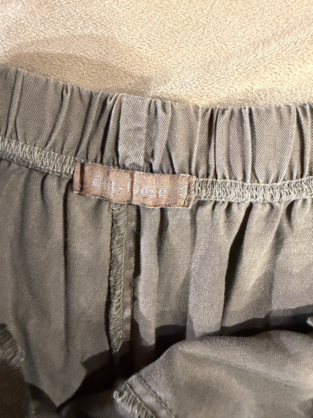 Cut Loose Tencel Wide-Leg Crop pant - Picture 3 of 3